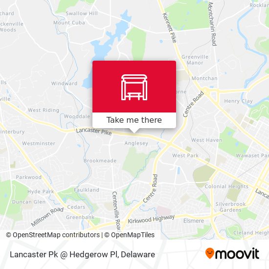 Lancaster Pk @ Hedgerow Pl map