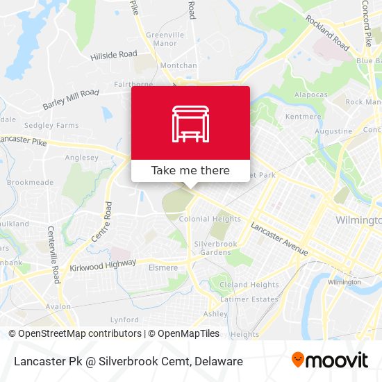 Lancaster Pk @ Silverbrook Cemt map