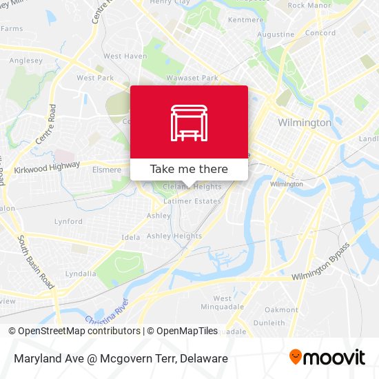 Maryland Ave @ Mcgovern Terr map