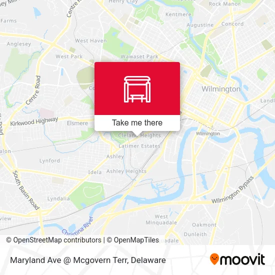 Mapa de Maryland Ave @ Mcgovern Terr