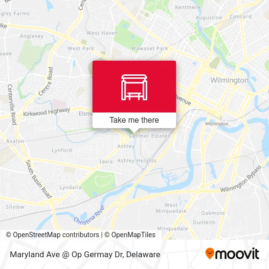 Maryland Ave @ Op Germay Dr map