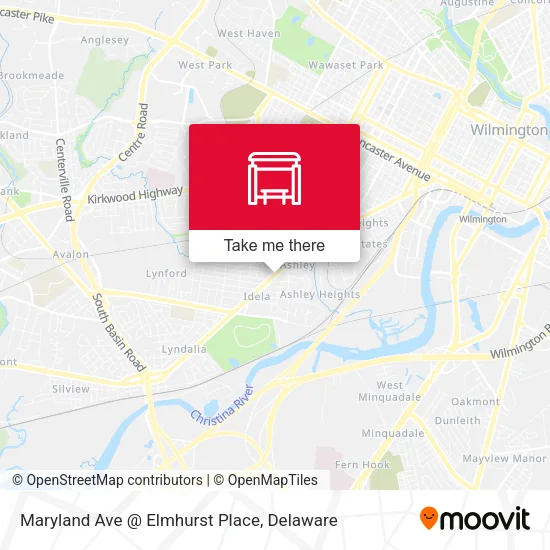 Mapa de Maryland Ave @ Elmhurst Place