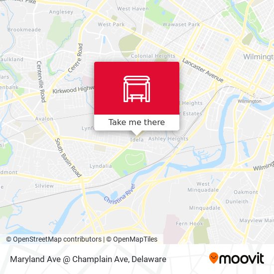 Mapa de Maryland Ave @ Champlain Ave