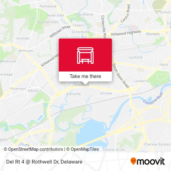 Mapa de Del Rt 4 @ Rothwell Dr