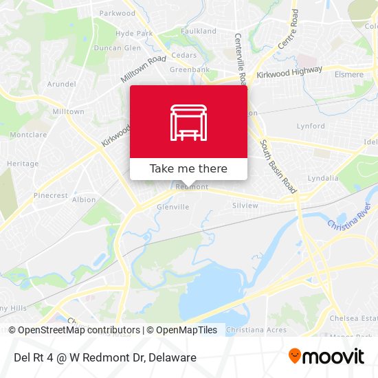Mapa de Del Rt 4 @ W Redmont Dr