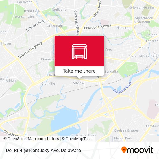 Del Rt 4 @ Kentucky Ave map