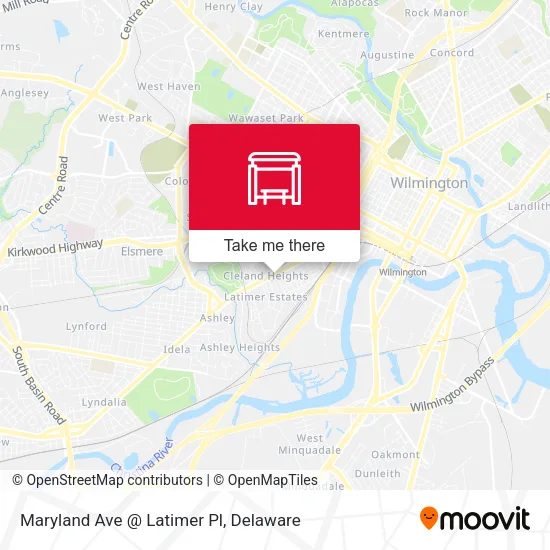 Mapa de Maryland Ave @ Latimer Pl