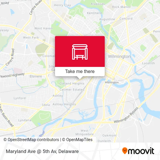 Mapa de Maryland Ave @ 5th Av