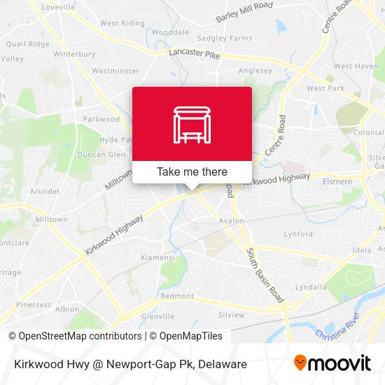Mapa de Kirkwood Hwy @ Newport-Gap Pk