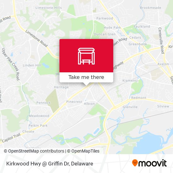Kirkwood Hwy @ Griffin Dr map