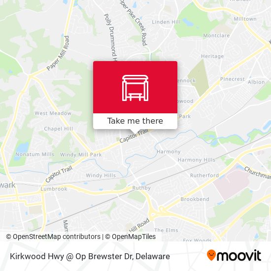 Kirkwood Hwy @ Op Brewster Dr map