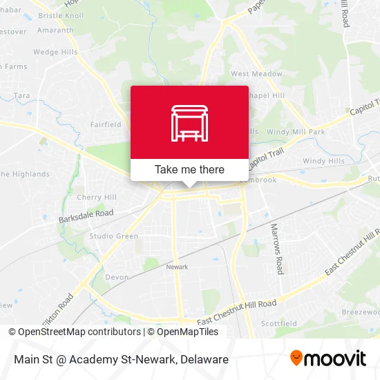 Mapa de Main St @ Academy St-Newark