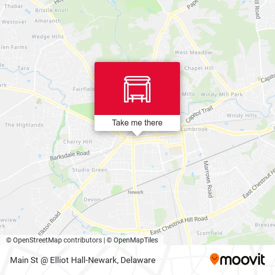 Mapa de Main St @ Elliot Hall-Newark