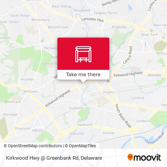 Mapa de Kirkwood Hwy @ Greenbank Rd