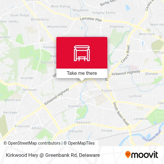 Kirkwood Hwy @ Greenbank Rd map