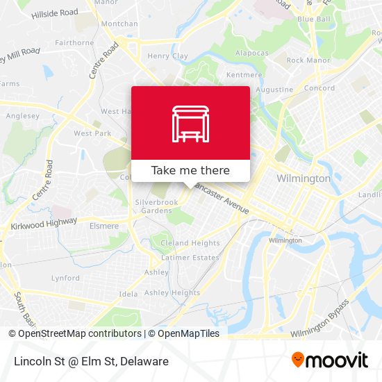 Mapa de Lincoln St @ Elm St