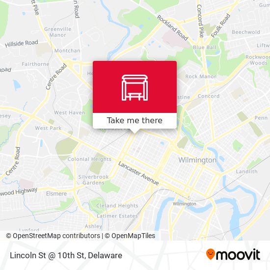 Mapa de Lincoln St @ 10th St