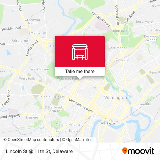 Mapa de Lincoln St @ 11th St