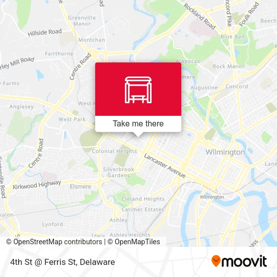 4th St @ Ferris St map