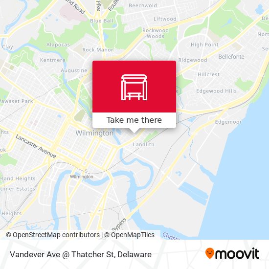 Vandever Ave @ Thatcher St map