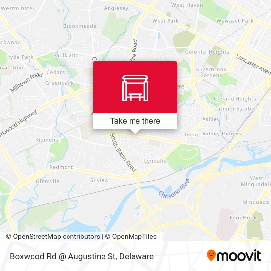 Boxwood Rd @ Augustine St map