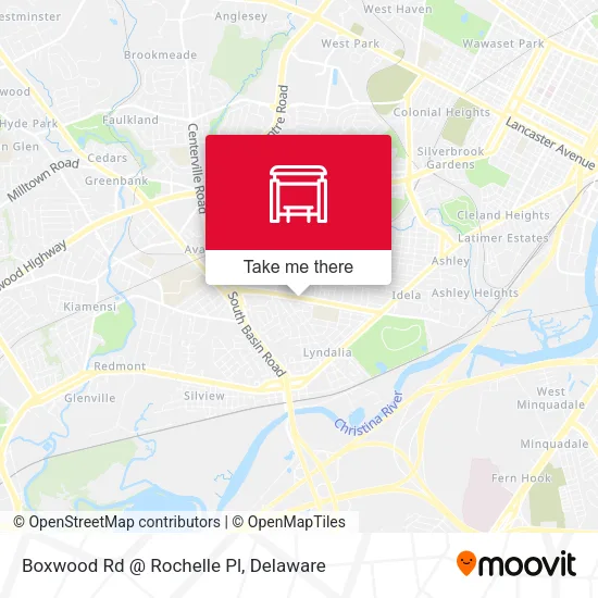 Mapa de Boxwood Rd @ Rochelle Pl