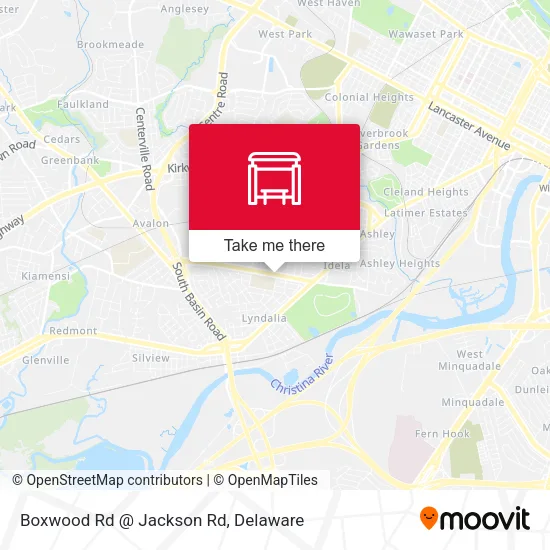 Mapa de Boxwood Rd @ Jackson Rd