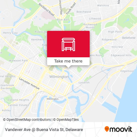 Vandever Ave @ Buena Vista St map