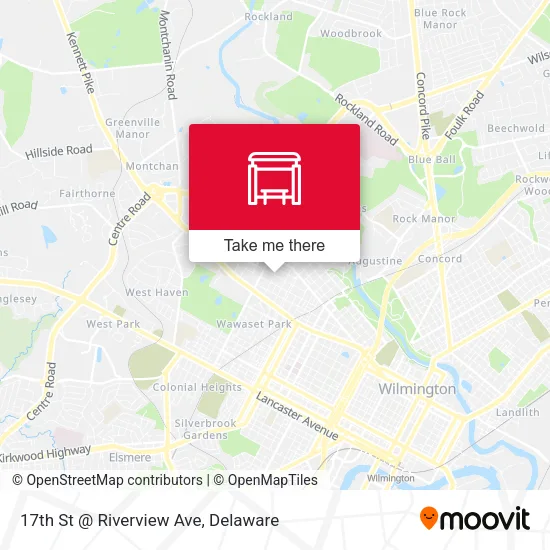 Mapa de 17th St @ Riverview Ave