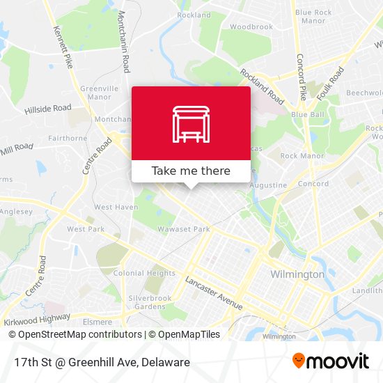 Mapa de 17th St @ Greenhill Ave