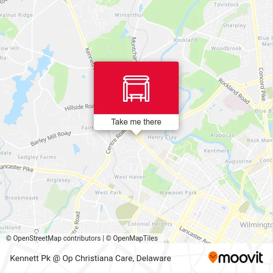 Mapa de Kennett Pk @ Op Christiana Care