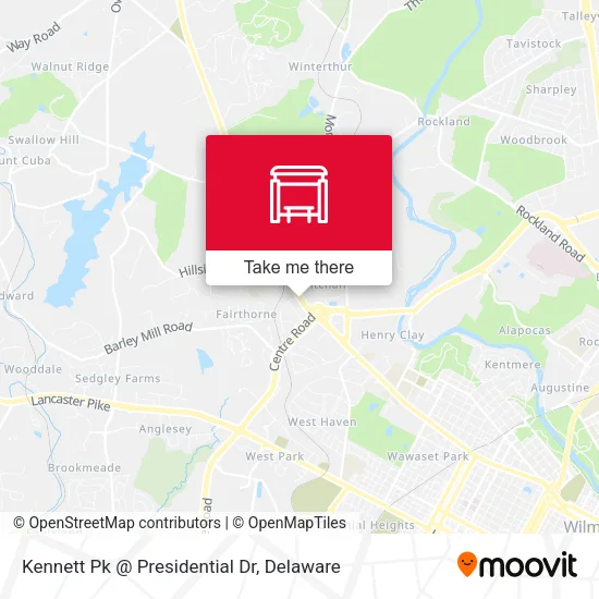 Mapa de Kennett Pk @ Presidential Dr
