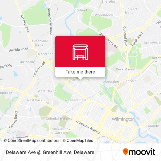Mapa de Delaware Ave @ Greenhill Ave