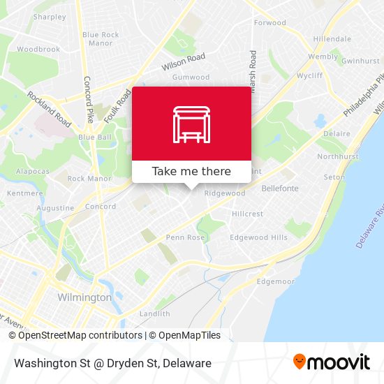 Mapa de Washington St @ Dryden St