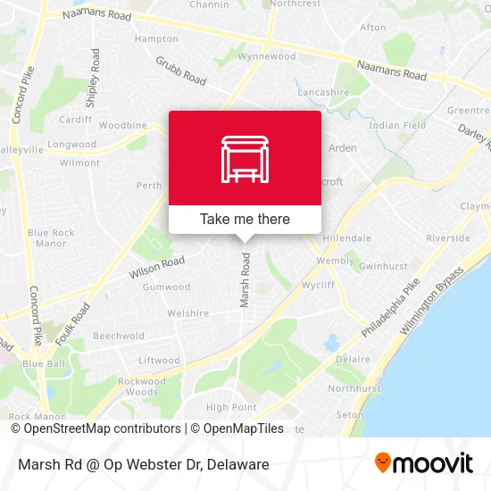 Mapa de Marsh Rd @ Op Webster Dr