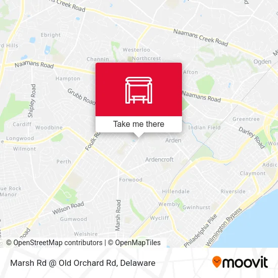 Marsh Rd @ Old Orchard Rd map