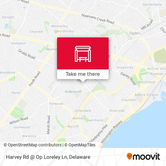 Harvey Rd @ Op Loreley Ln map