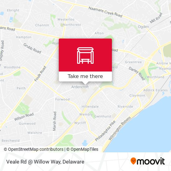 Veale Rd @ Willow Way map