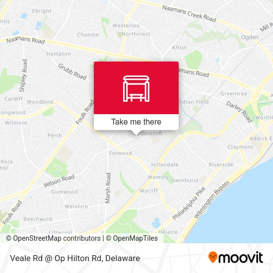 Mapa de Veale Rd @ Op Hilton Rd