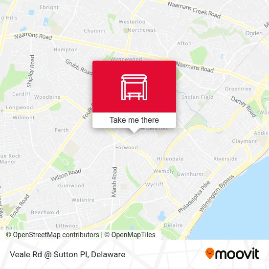 Veale Rd @ Sutton Pl map