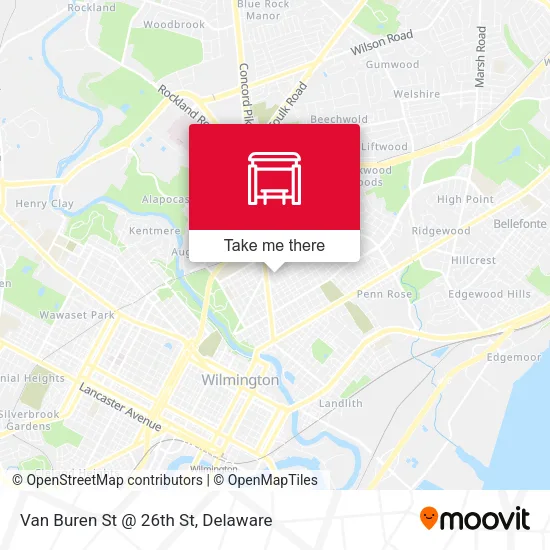 Mapa de Van Buren St @ 26th St