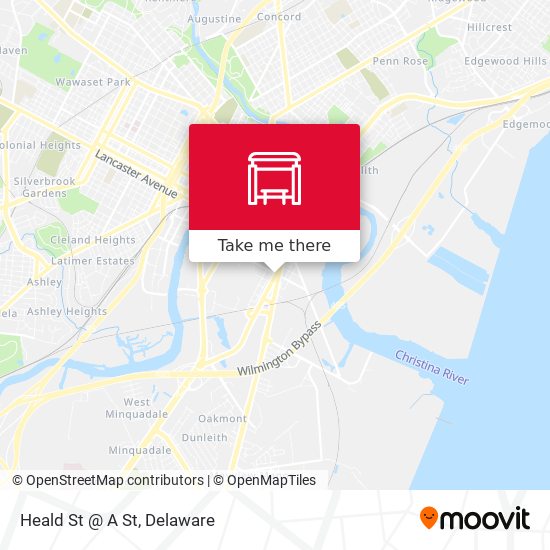 Mapa de Heald St @ A St
