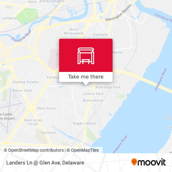 Landers Ln @ Glen Ave map