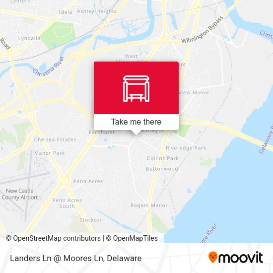 Landers Ln @ Moores Ln map