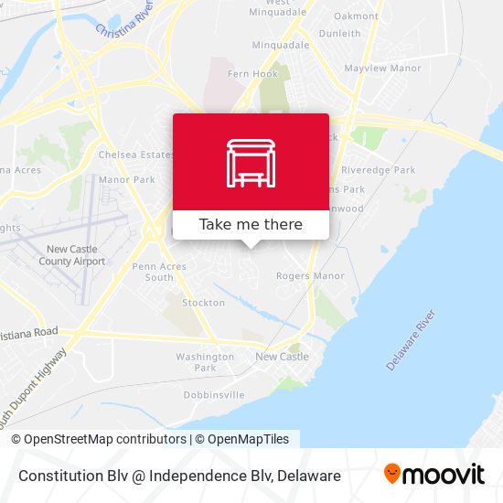 Constitution Blv @ Independence Blv map