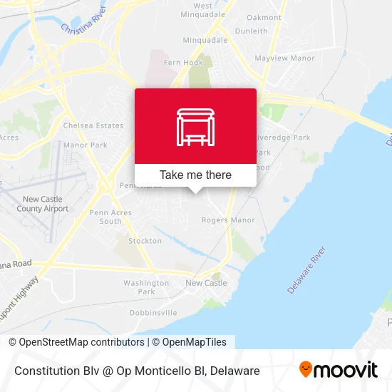 Mapa de Constitution Blv @ Op Monticello Bl