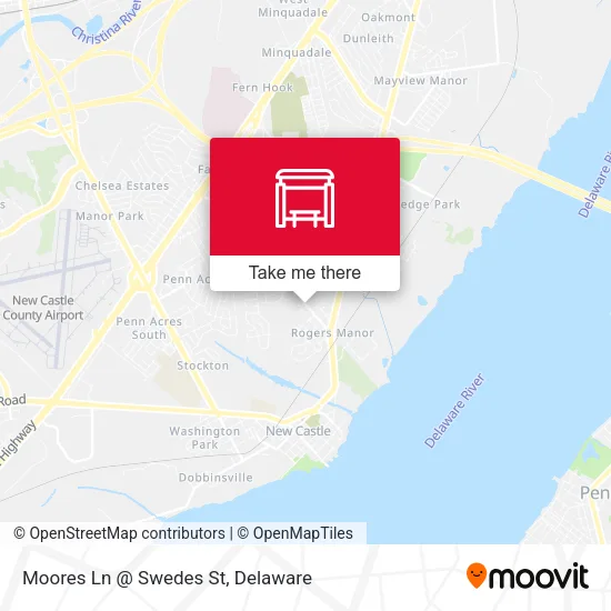 Mapa de Moores Ln @ Swedes St