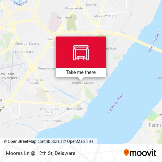 Mapa de Moores Ln @ 12th St