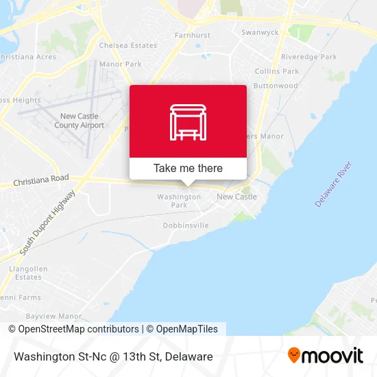 Mapa de Washington St-Nc @ 13th St