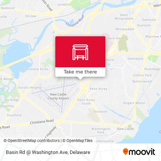 Basin Rd @ Washington Ave map